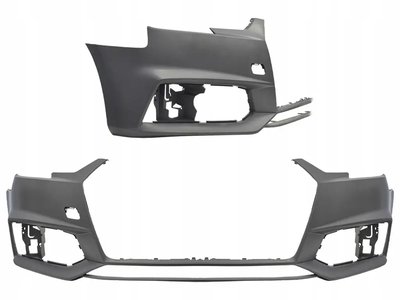 Передній бампер Audi A4 B9 2016-2019 Sline 8W0807065FGRU