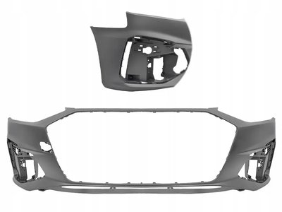 Передній бампер Audi A4 B9 2019-2024 Sline Без омивачів 8W0807065BEGRU