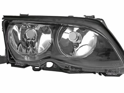 Права фара Bmw E46 2001-2005 Темний відбивач 6910956