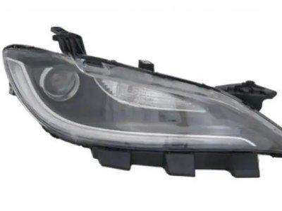 Фара Права Chrysler 200 2014-2016 Чорна Вставка + Led