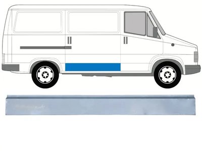 Ремчасть боковой двери наружная Fiat Ducato Citroen C25 Peugeot J5 1981-1994
