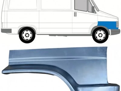 Ремчасть переднего крыла правая нижняя Fiat Ducato Citroen C25 Peugeot J5 1990-1994