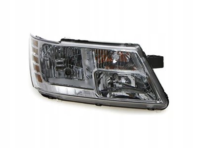 Фара Правая Dodge Journey 2008-2019 Хром Желтая Вставка 5067789Ad