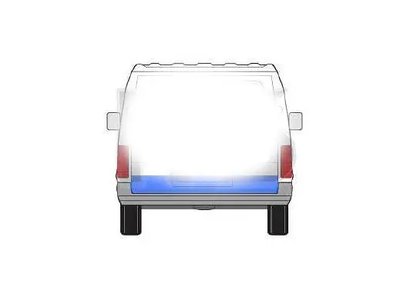 Ремчасть задней двери Ford Transit 1992-2000 малая левая - 20 см