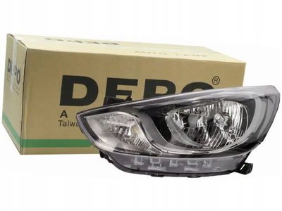 Левая Фара  Hyundai Accent  Solaris 2011-2018 Сборка Ru  921014L000