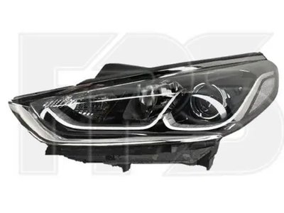 Фара Левая Hyundai Sonata Lf 2017-2019 Белая Вставка
