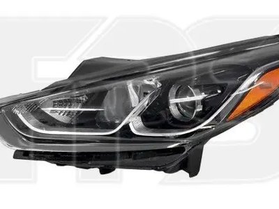 Фара Левая Hyundai Sonata Lf 2017-2019 Желтая Вставка