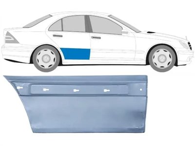 Ремчасть задней двери нижняя правая Mercedes C-class W203 2000-2007
