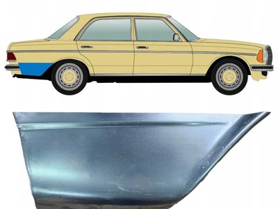 Ремчасть заднего крыла угол Mercedes W123 1976-1985 правая