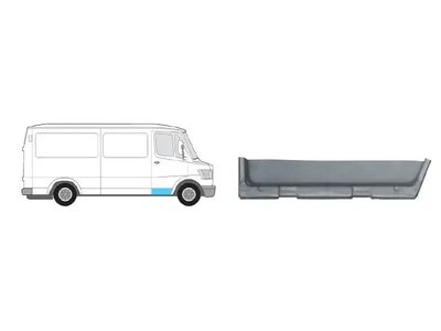 Ремчасть передней двери правая внутренняя Mercedes T1 207-410 1977-1995