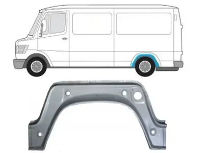 Арка задняя левая Mercedes T1 Bus 207-410 1977-1995 внутренняя