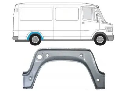 Арка задняя левая Mercedes T1 Bus 207-410 1977-1995 внутренняя