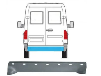 Задня нижня панель Mercedes Sprinter W901-W903 Volkswagen LT 2 1995-2006 Польща A9016120114