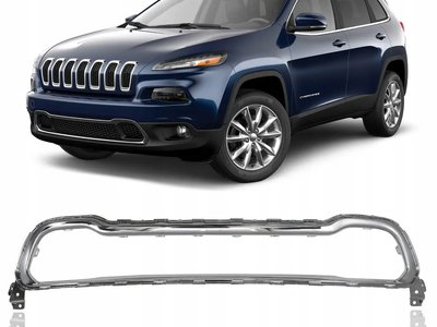 Молдинг решітки бампера Jeep Cherokee KL 2013-2018, 5SM98TZZAA 68203230AB