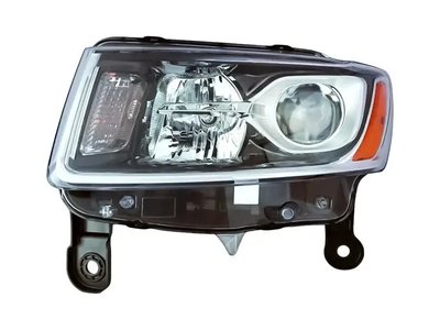 Левая Фара  Jeep Grand Cherokee 2016-2021 Хром Рамка  55112910AF
