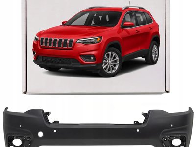 Бампер передній верх Jeep Cherokee KL 2019-2023 парктроніки гачок 68406528ac
