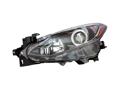 Левая фара Mazda 3 Bm 2013-2016 Желтая вставка BPW9-51-0L0A