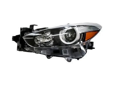 Левая Фара  Mazda 3 Bm 2016-2018 Галоген желтая Механическая BABF510L0D