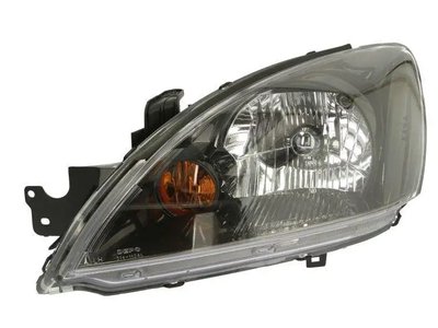 Левая Фара  Mitsubishi Lancer 9 2004-2008 Темный отражатель MN161675