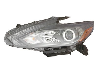 Левая Фара  Nissan Altima 2016-2018 темный отражатель Механическая 260609HS3B