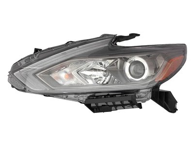 Левая фара Nissan Altima 2016-2018 Темный отражатель с DRL 260609HS9B