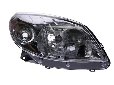 Права фара Renault Sandero 2008-2013 темна 8200733877