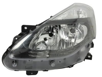 Левая фара Renault Clio  2009-2012 Темная 7701072012