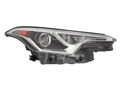Права фара Toyota C-Hr 2016-2020 Жовта вставка TO2519193
