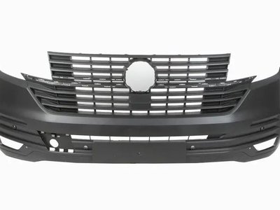 Бампер передний Volkswagen T6 2020-2022 парктроники текстура 7LA807217A9B9