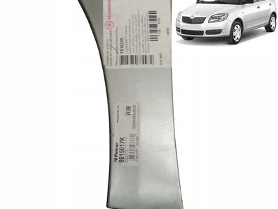 Ремчасть переднего крыла левая Skoda Fabia 2 Roomster 2007-2014