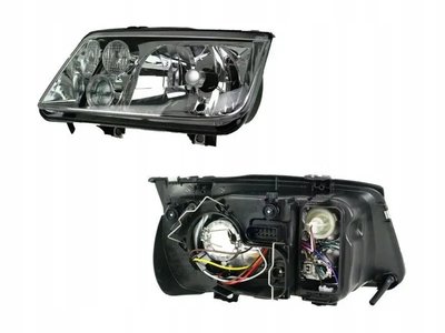 Левая Фара  Volkswagen Bora 1999-2005 с птф 1J5941017BD