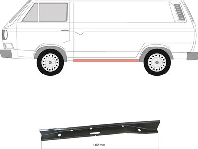Поріж лівий внутрішній Volkswagen Transporter T3
