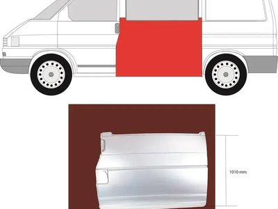 Ремчастка бока ліва середня Volkswagen Transporter T4 1990-2003