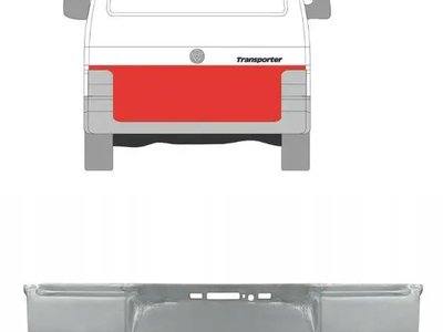 Ремчастина задніх дверей нижня Volkswagen Transporter T4 1990-2003 ляда