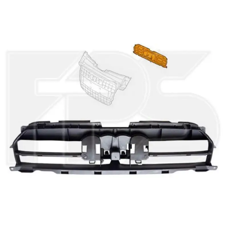 Решетка радиатора основа Audi A4 B8 2012-2016 8K0807233G — фото 1