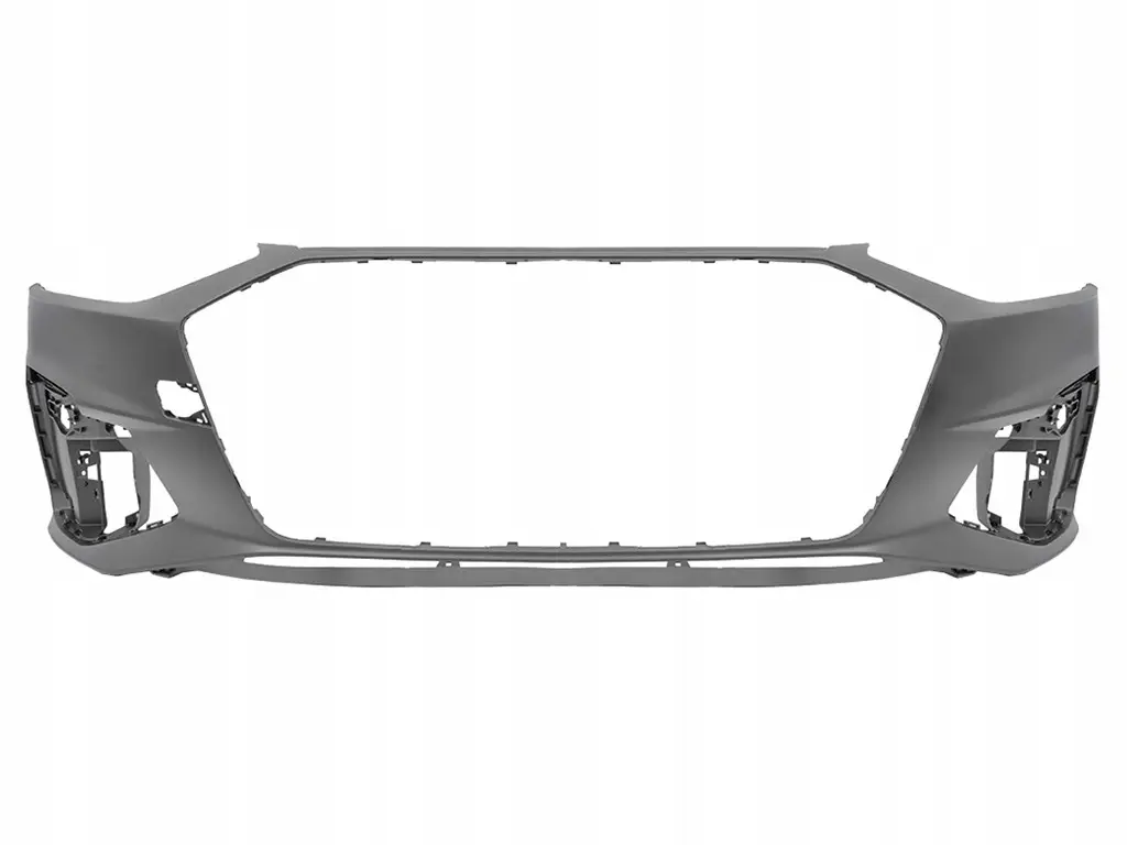 Передний бампер Audi A4 B9 2019-2024 Sline Без омывателей 8W0807065BEGRU — фото 1