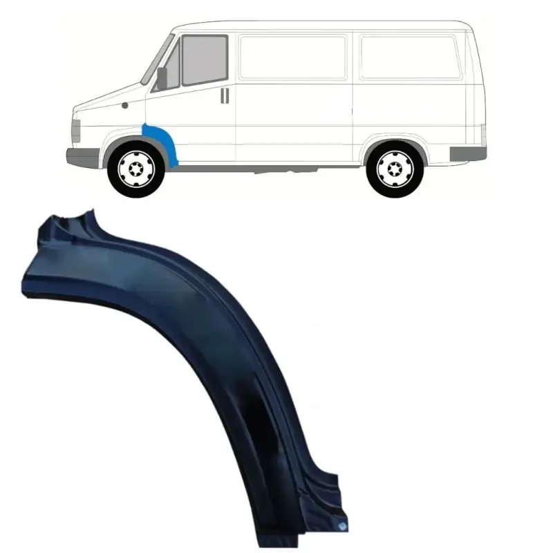 Ремчасть переднього крила ліва Fiat Ducato Citroen C25 Peugeot J5 1980-1994 — фото 1