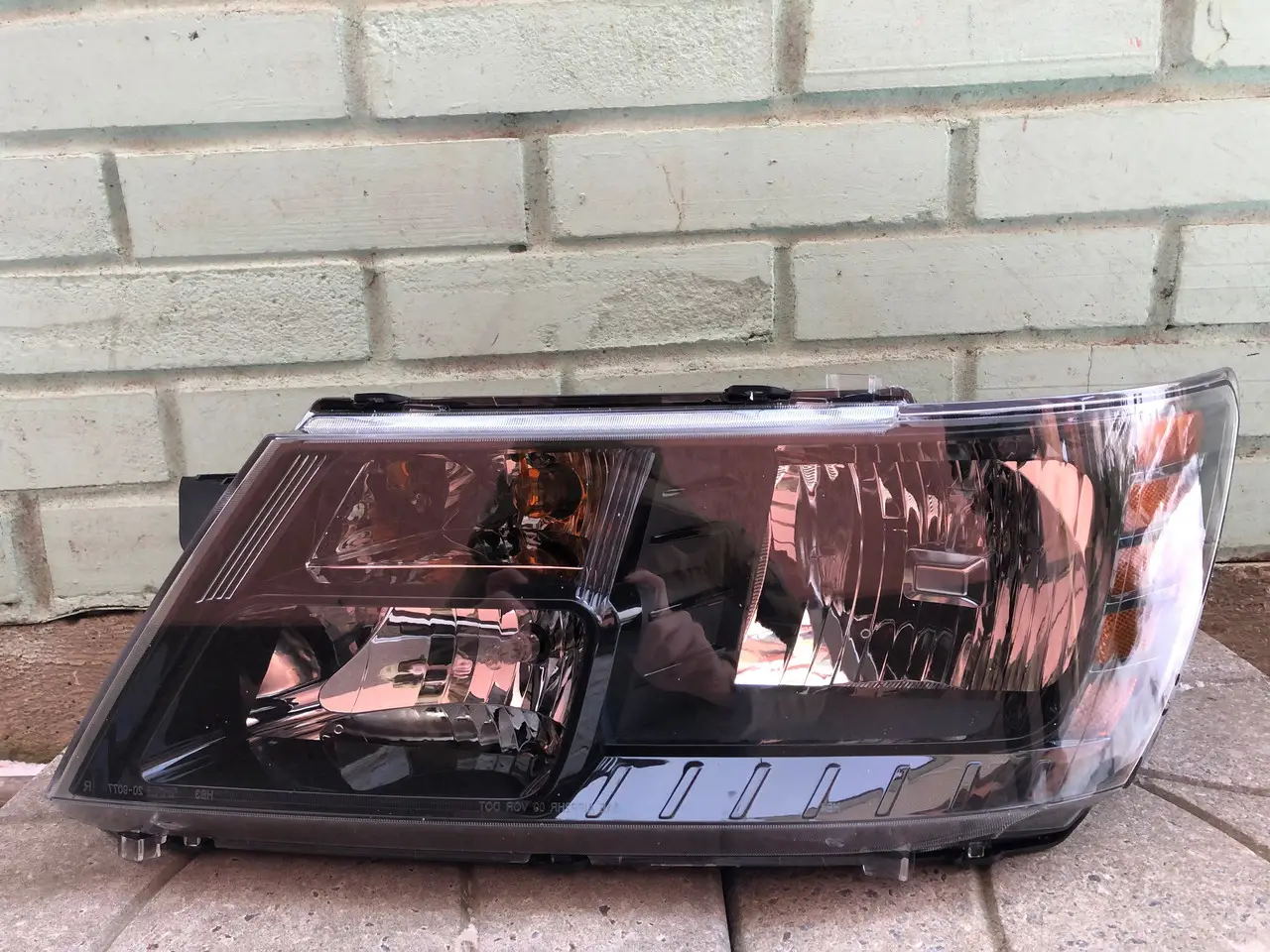 Фара Ліва Dodge Journey 2008-2019 Чорн Жовта Вставка 68200085Ab — фото 1