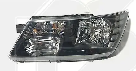 Фара Левая Dodge Journey 2008-2019 Чорн Белая Вставка — фото 1
