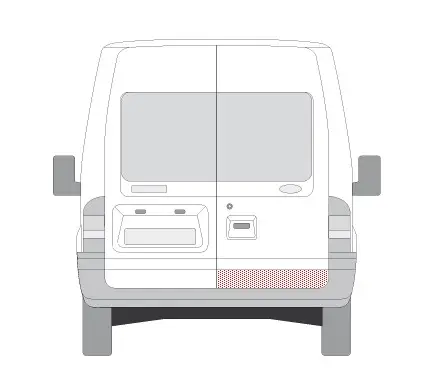 Ремчасть задней двери внутренняя правая Ford Transit 2000-2014 — фото 2