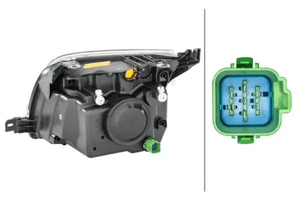 Правая фара  Ford Fusion 2006-2012 6N1113W029CE — фото 3