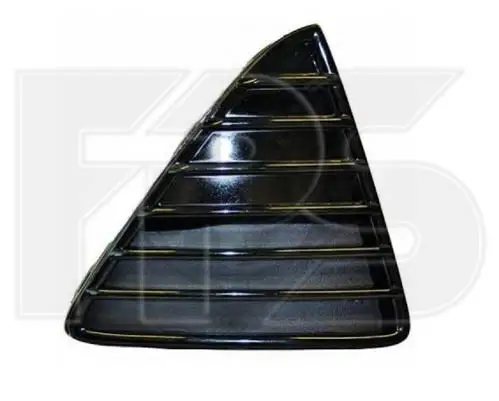 Решетка Бампера Левая Ford Focus 2011-2014 Низ Текстура Верх И Ребра Глянец — фото 3