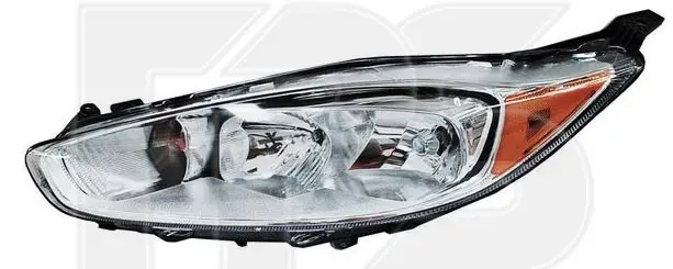 Фара Левая Ford Fiesta 2013-2017 Хром D2Bz13008C — фото 1