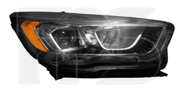 Фара Правая Ford Escape Kuga 2016-2020 Черная + Линза Led Gj5Z13008L — фото 1