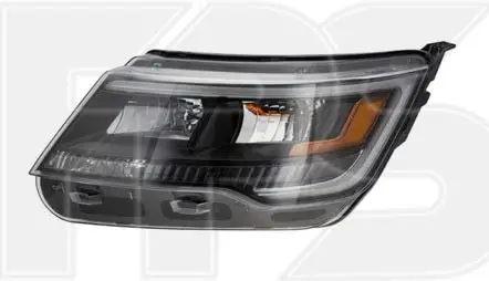 Фара Ліва Ford Explorer 2016-2019 Hb3+Led Чорна З Drl Fb5Z13008M — фото 3