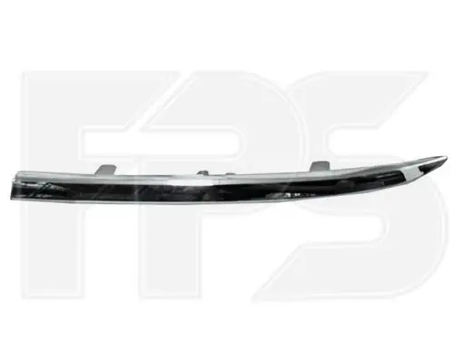 Молдинг решетки радиатора Левый Honda Cr-V 4 2012-2015 Хром 71124T0GA01 — фото 1