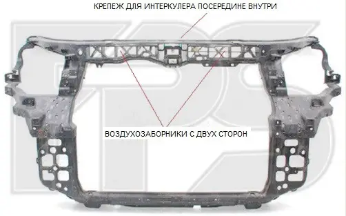 Панель Телевізора Hyundai Santa Fe 2006-2009 641012B000 — фото 1