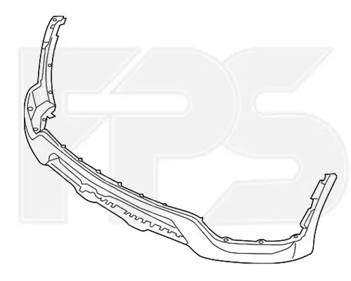 Бампер Передний Hyundai Santa Fe 2012-2016 Нижняя часть Eur 865122W000 — фото 1