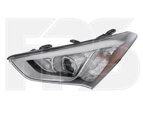 Фара Правая Hyundai Santa Fe 2012-2016 Желтая Вставка 92102B8020 — фото 1