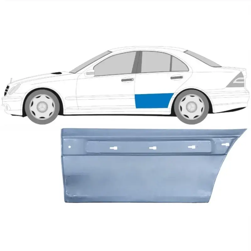 Ремчастина задніх дверей нижня ліва Mercedes W203 2000-2007 — фото 1